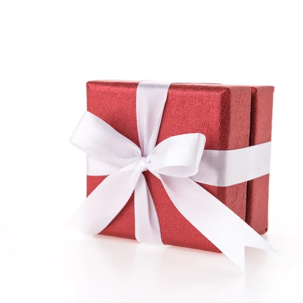 크리스마스 빨간 선물 상자 — 스톡 사진