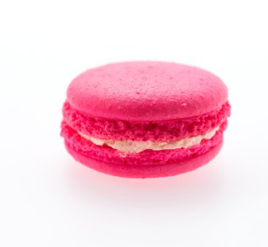 beyaz izole macaroons