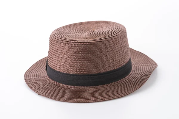 Straw hat isolated on white background — Stock Photo, Image