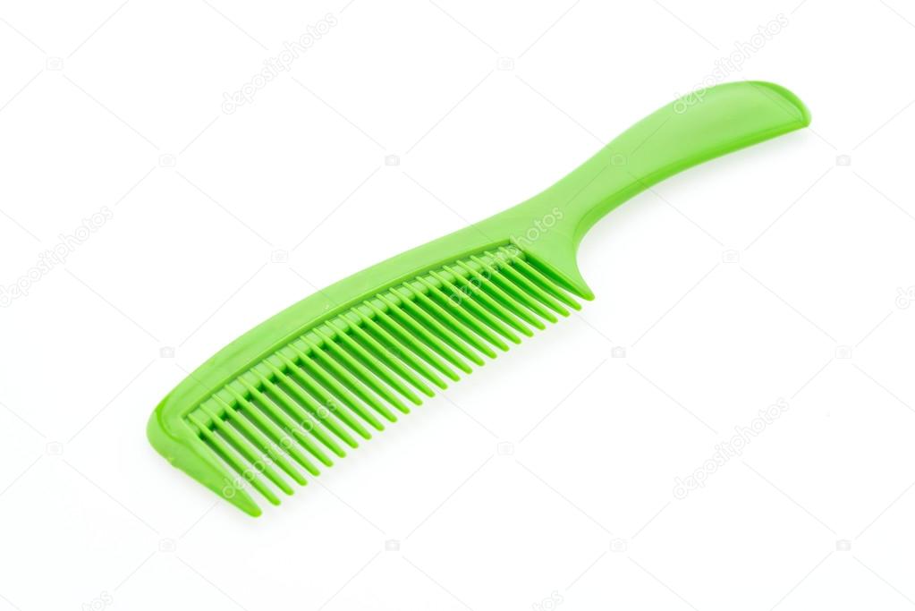 Hair comb isolated on white background