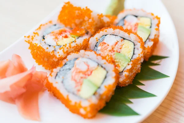 Kalifornische Rolle Sushi Maki — Stockfoto