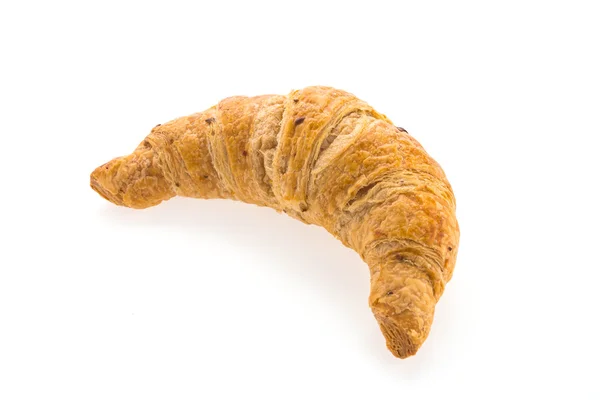 Croissant isolerad på vit bakgrund — Stockfoto