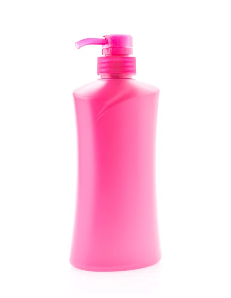 Fles lotion geïsoleerd op wit — Stockfoto