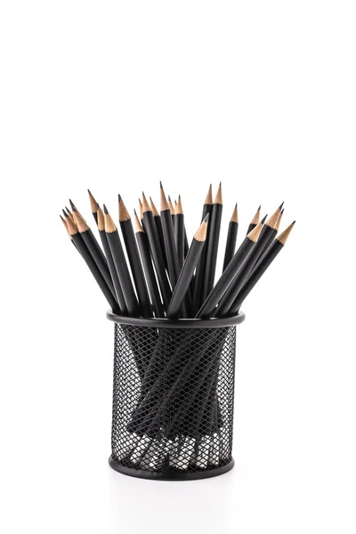Bleistift isoliert auf weißem Hintergrund — Stockfoto