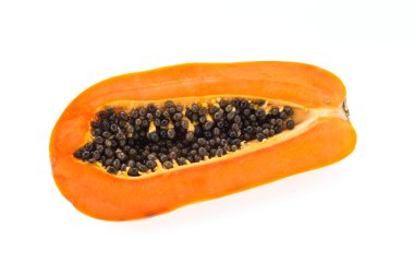 beyaz izole papaya