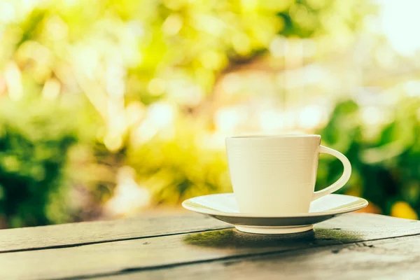 Tazza di caffè in caffè — Foto Stock