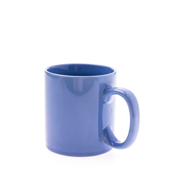 Blaue Kaffeetasse — Stockfoto