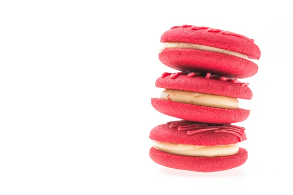 Macarons velours rouge — Photo