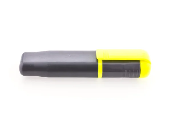 Yellow highlighter pen — Stock Photo, Image