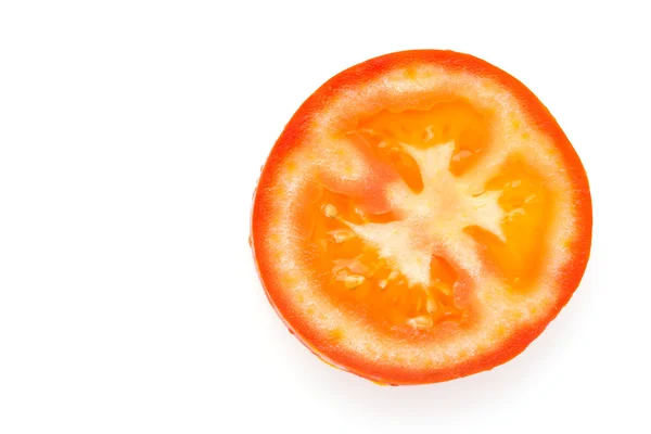 Tomate isolado em branco — Fotografia de Stock