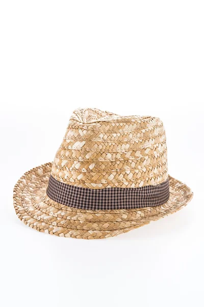 Straw hat isolated on white background — Stock Photo, Image