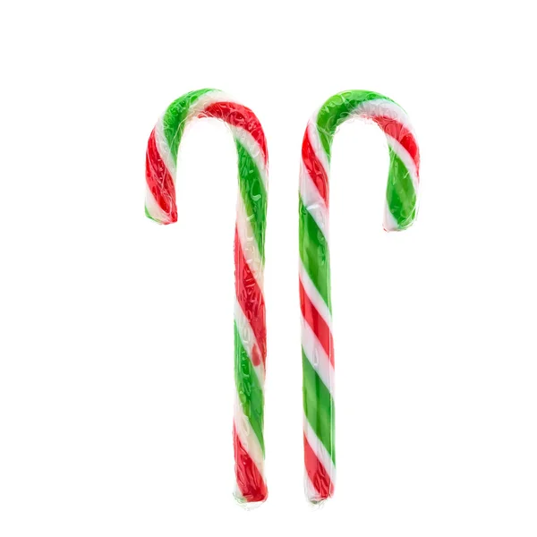 Christmas candy canes — Stock Photo, Image