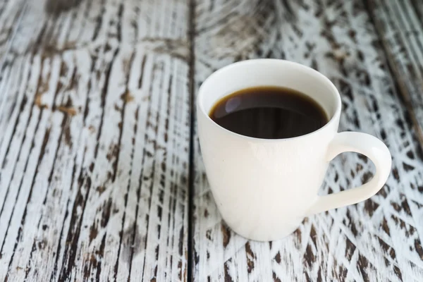 Weißer Kaffeebecher — Stockfoto