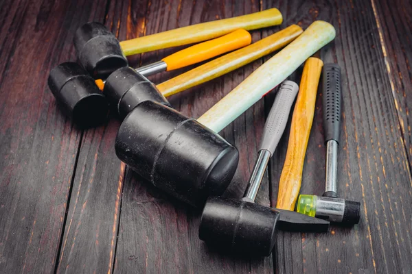 Rubber hammer tools — Stock Photo, Image