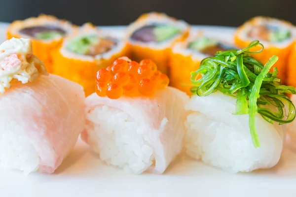 Fresh sushi rolls — Stock Photo, Image