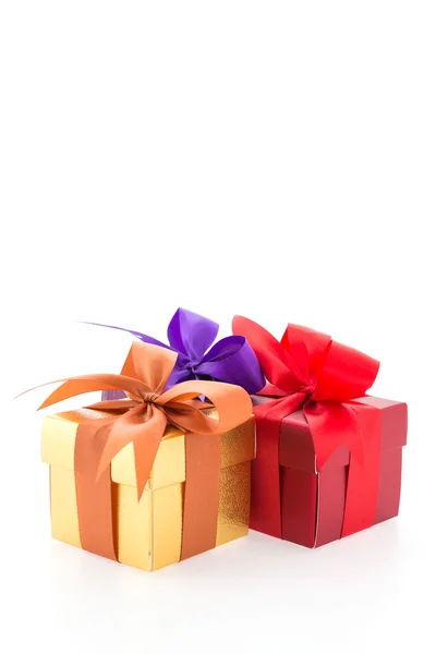 Renkli hediye kutuları — Stok fotoğraf