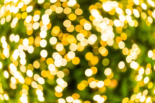 Gold-Weihnachtsbokeh — Stockfoto