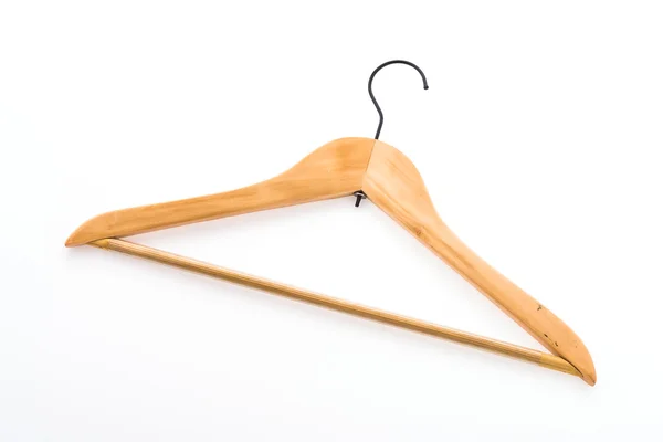 Вешалка для одежды деревянная — стоковое фото