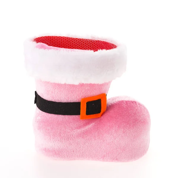 Weihnachten rosa Socke — Stockfoto