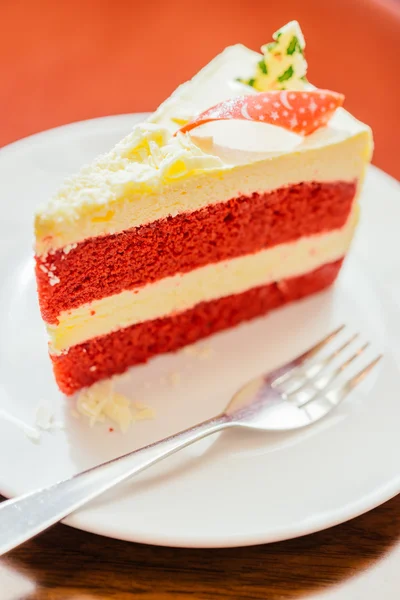 Torta di velluto rosso — Foto Stock