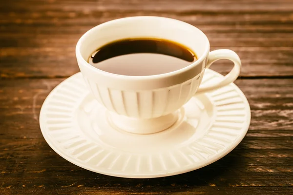 Tasse à café sur table en bois — Photo