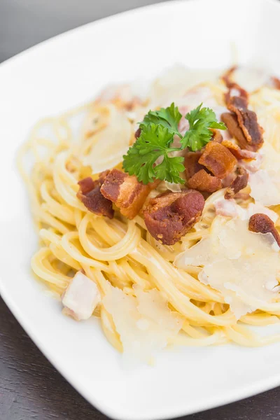 Spaghetti carbonara — Stock Photo, Image