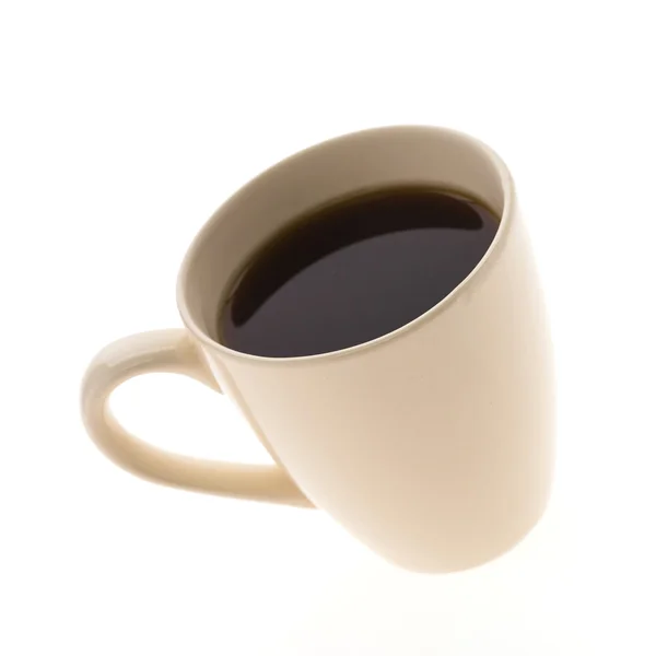 Schwarzer Kaffeebecher — Stockfoto