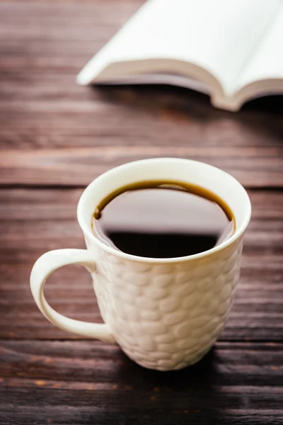 Koffiekopje in de coffeeshop — Stockfoto