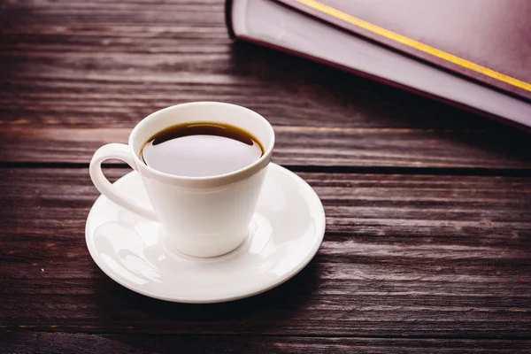 Koffiekopje in de coffeeshop — Stockfoto