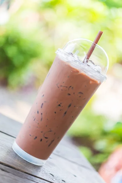 Iced choklad milkshake — Stockfoto