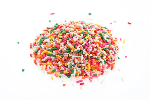 Renkli pasta Sprinkles — Stok fotoğraf