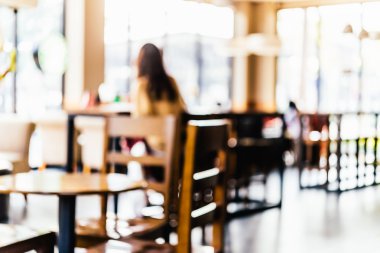 Kahve Dükkanı arka plan bulanıklık