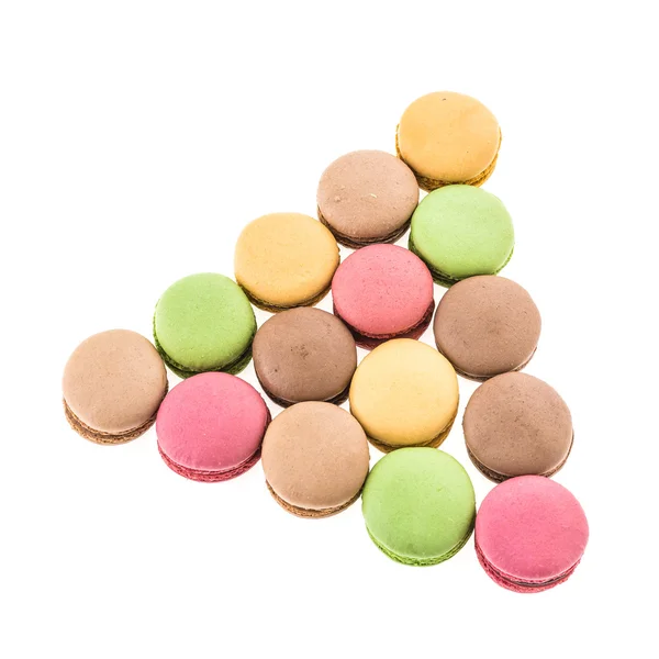 Renkli tatlı macaroons — Stok fotoğraf