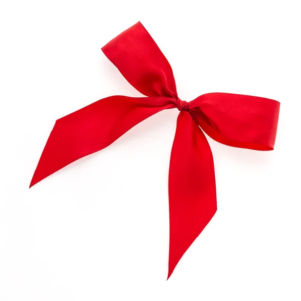 Christmas Red ribbon — Stock Photo, Image