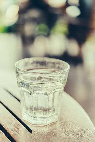 Ijswater glas — Stockfoto