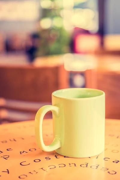 Tasse de café dans le café — Photo