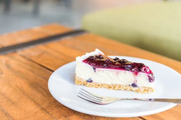 Blueberry cheese cake — Stock Photo, Image