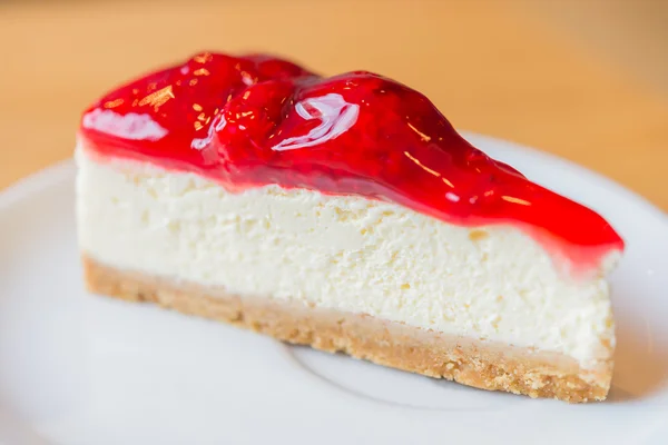 Strawberry cheese cake — Stock Photo, Image