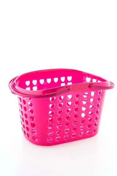 Shopping plastic basket — Stock Photo, Image
