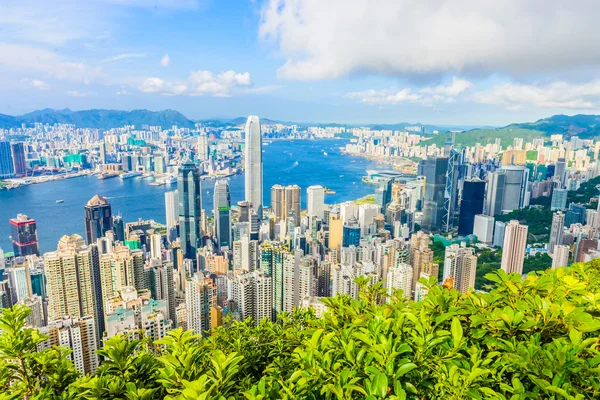 Victoria Harbour i Hongkong — Stockfoto