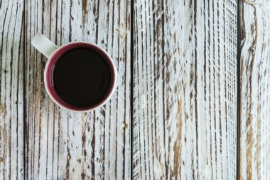 Beyaz kahve kupası.