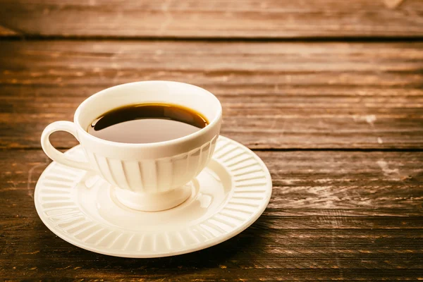 Tasse à café sur table en bois — Photo