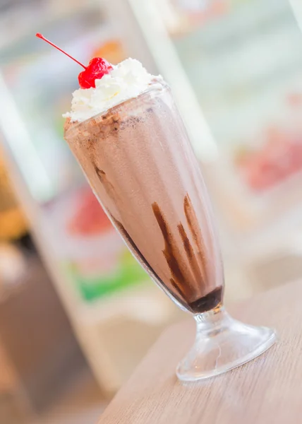 Chocolade milkshake — Stockfoto