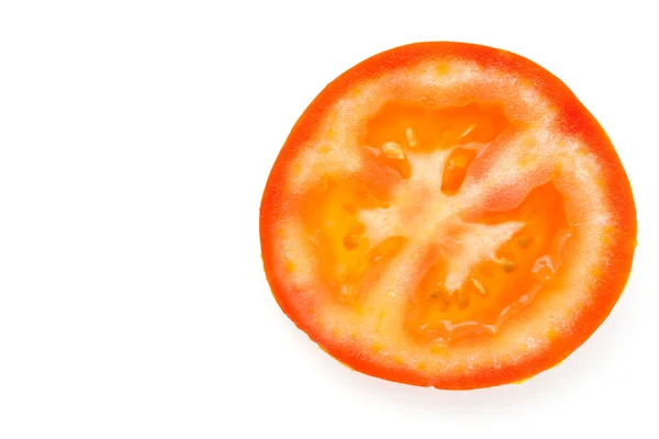 Tomate auf weißem Hintergrund — Stockfoto