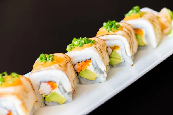 Sushi rolt gezonde voeding — Stockfoto