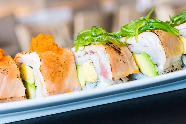 Sushi roll gezonde voeding — Stockfoto