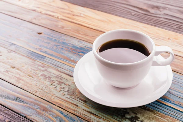Tasse à café dans un café — Photo