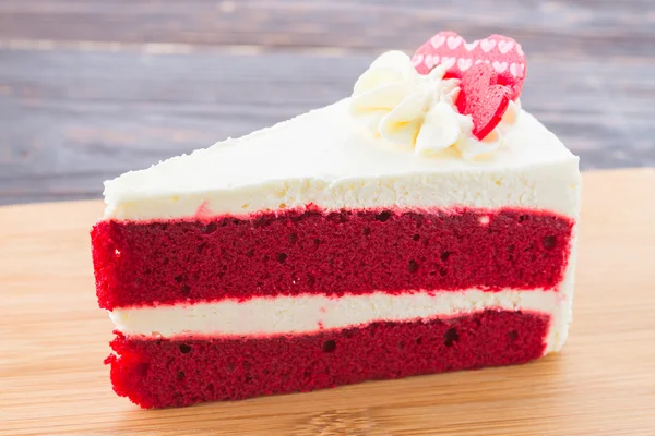 Pastel de terciopelo rojo — Foto de Stock