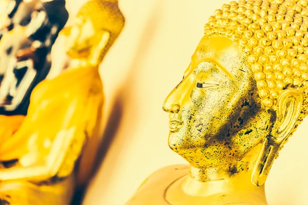 Golden statues of buddha — Stock Photo, Image