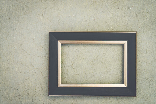 Frame on concrete background - vintage effect style picture